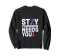 Stay Mental Health Semi Colon Sweatshirt - Novelty Apparel Men Women - T-Shirt, Sweatshirt, Hoodie