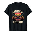 Moth Mann Cryptid Anti Social Butterfly T-Shirt - Graphic Print Men Women - T-Shirt, Sweatshirt, Hoodie