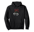 Maroon Red Bow Disco Cherry Balls Girly Hoodie - Novelty Apparel Men Women - T-Shirt, Sweatshirt, Hoodie