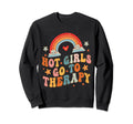 Hot Go To Therapy Boho Sweatshirt - Aesthetic Graphic for Adults - T-Shirt, Sweatshirt, Hoodie