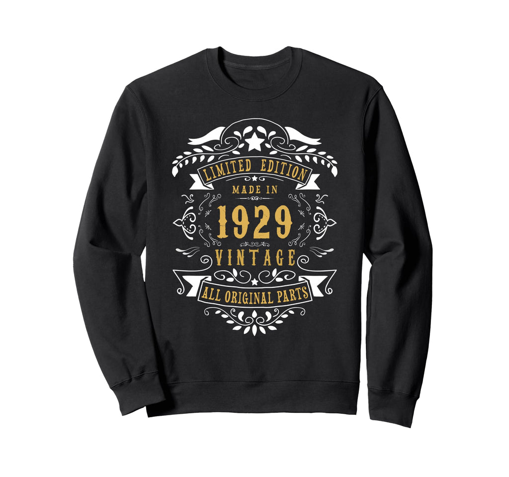 97Th Birthday 97 Year Old Born 1929 Sweatshirt - Minimalist Print Unisex - T-Shirt, Sweatshirt, Hoodie
