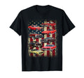 Muscle Car American Flag Patriotic T-Shirt - Minimalist Print Unisex - T-Shirt, Sweatshirt, Hoodie