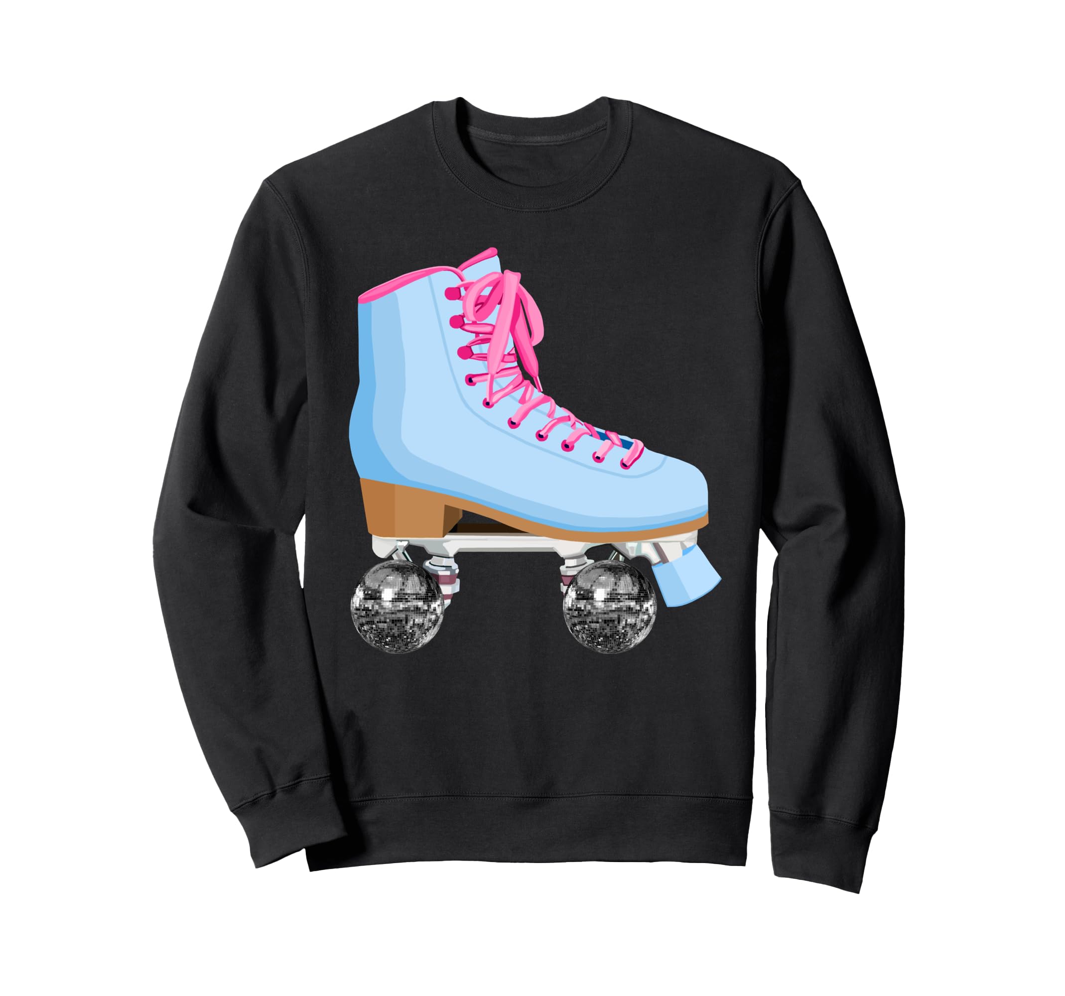 1970S Disco Roller Skates Sweatshirt - Graphic Print Unisex - T-Shirt, Sweatshirt, Hoodie