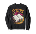 Poetry Distressed Typography Sweatshirt - Trendy Graphic for Adults - T-Shirt, Sweatshirt, Hoodie
