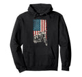 Motorcycle Biker American Flag Hoodie - Trendy Graphic for Adults - T-Shirt, Sweatshirt, Hoodie