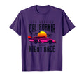 American California Night Race Cars T-Shirt - Fun Novelty Design Men Women - T-Shirt, Sweatshirt, Hoodie