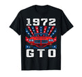 72 1972 Gto American Flag Silhouette T-Shirt - Custom Art Print for Adults - T-Shirt, Sweatshirt, Hoodie