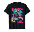 80S 70S Car T Rex Dinosaur Aesthetic T-Shirt - Trendy Graphic Men Women - T-Shirt, Sweatshirt, Hoodie