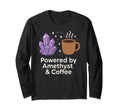 Amethyst Addict Healing Crystal Energy T-Shirt - Aesthetic Graphic Unisex - T-Shirt, Sweatshirt, Hoodie