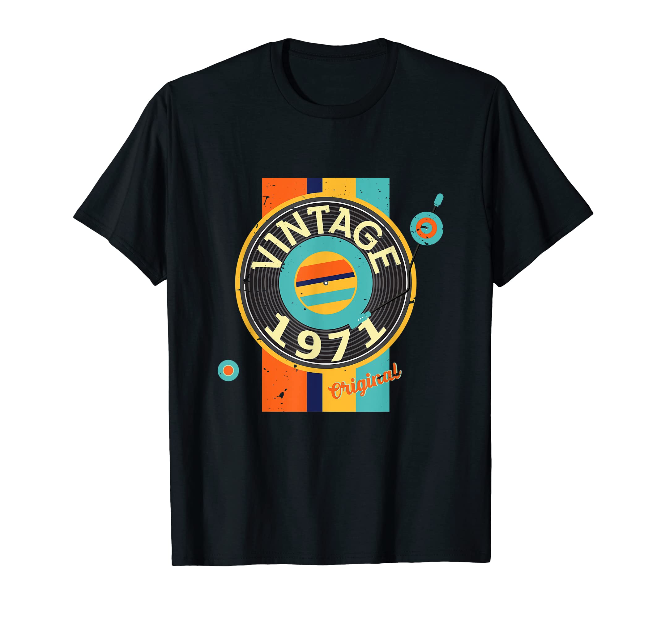 Record Vinyl 1971 Birthday Gift T-Shirt - Fun Novelty Design for Adults - T-Shirt, Sweatshirt, Hoodie