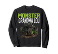 Monster Grandma Lou Truck Mothers Day Sweatshirt - Unique Graphic Unisex - T-Shirt, Sweatshirt, Hoodie