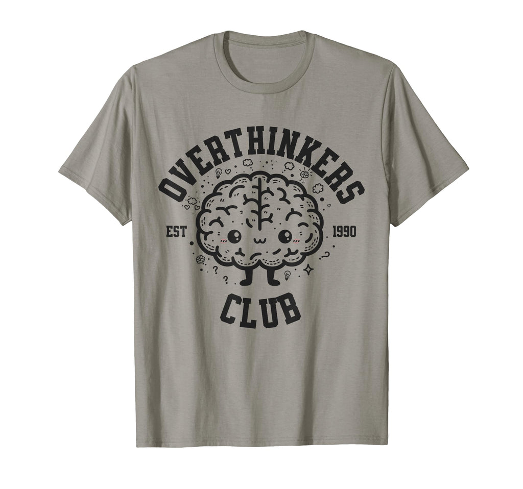 Overthinkers Club Established 1990 T-Shirt - Custom Art Print Men Women - T-Shirt, Sweatshirt, Hoodie