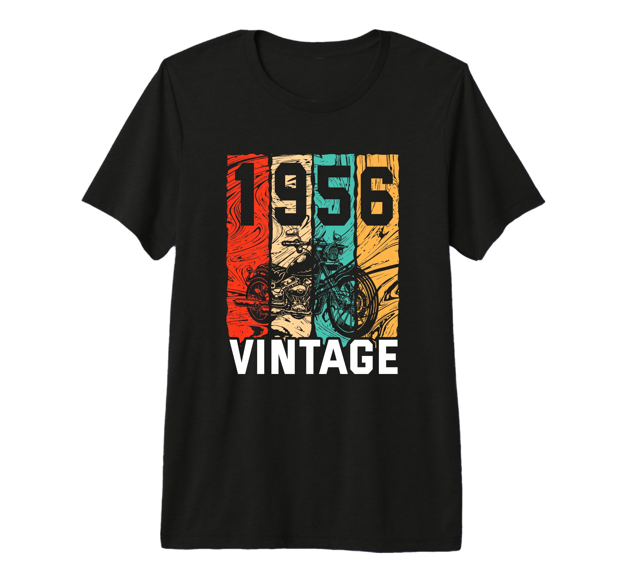1956 Bikers Tri Blend T-Shirt - Unique Graphic Unisex - T-Shirt, Sweatshirt, Hoodie