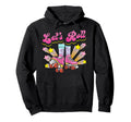 Roller Skating Skate 1970S Lets Roll Hoodie - Minimalist Print Men Women - T-Shirt, Sweatshirt, Hoodie
