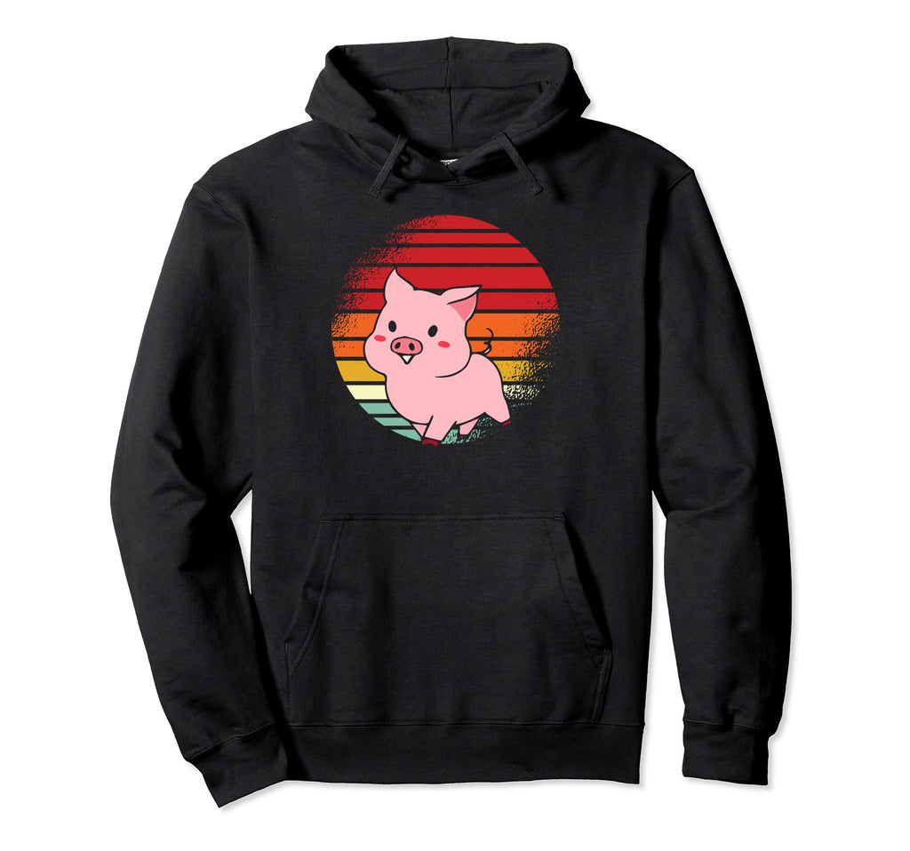 Pig Sunset Pig Hoodie - Unique Graphic for Adults - T-Shirt, Sweatshirt, Hoodie