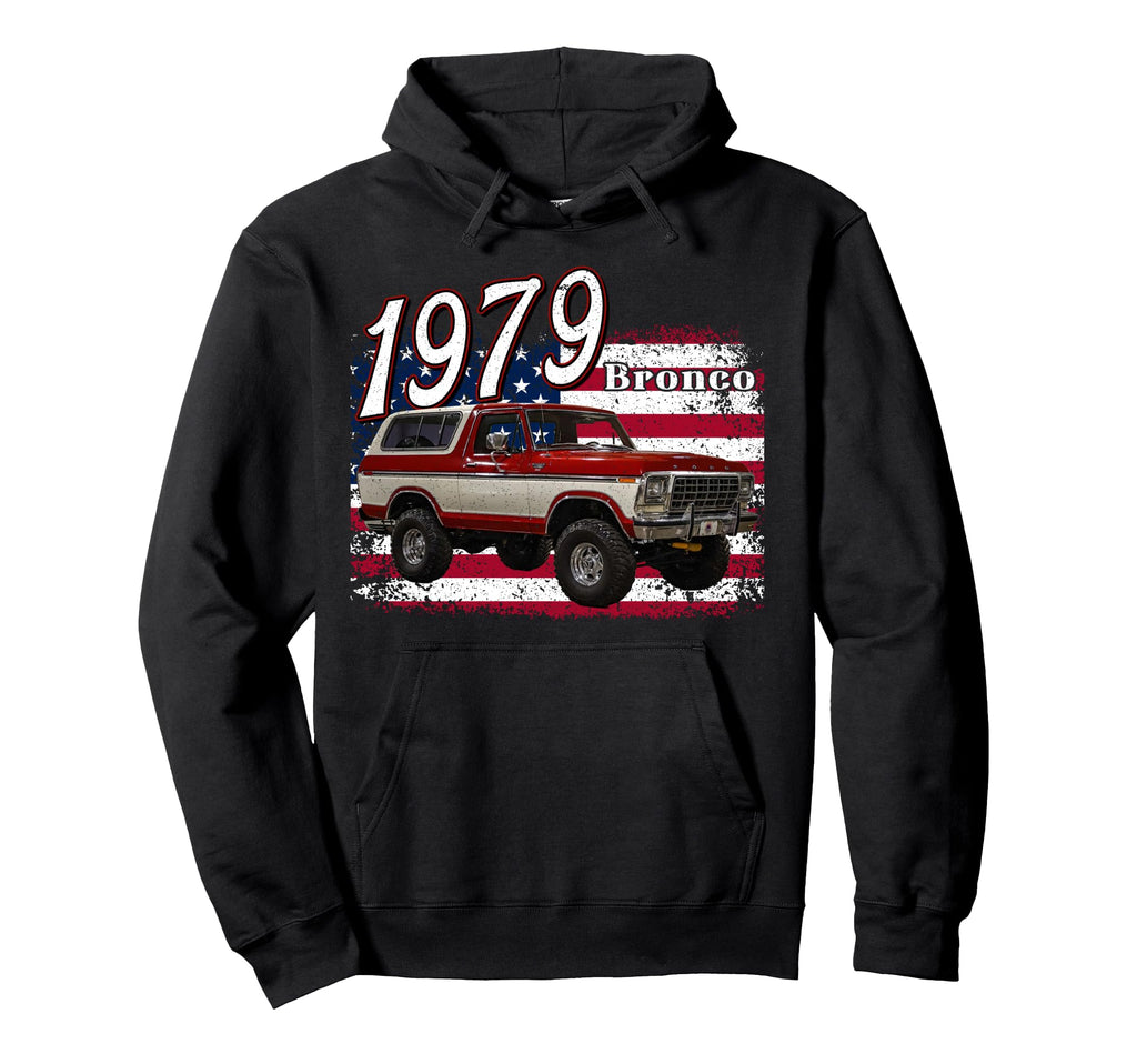 1979 79 Bronco Suv Car Hoodie - Unique Graphic Men Women - T-Shirt, Sweatshirt, Hoodie