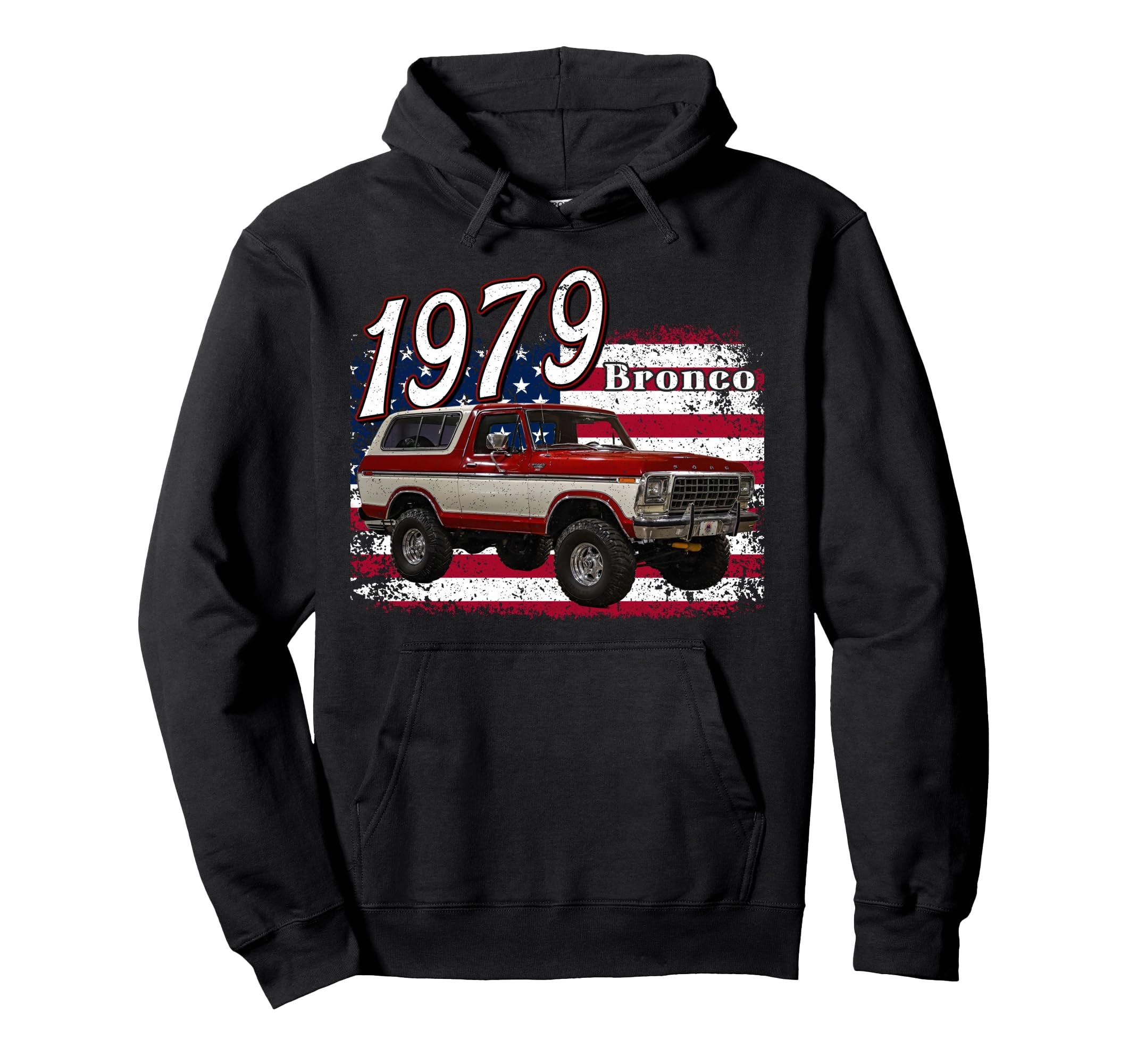 1979 79 Bronco Suv Car Hoodie - Unique Graphic Men Women - T-Shirt, Sweatshirt, Hoodie