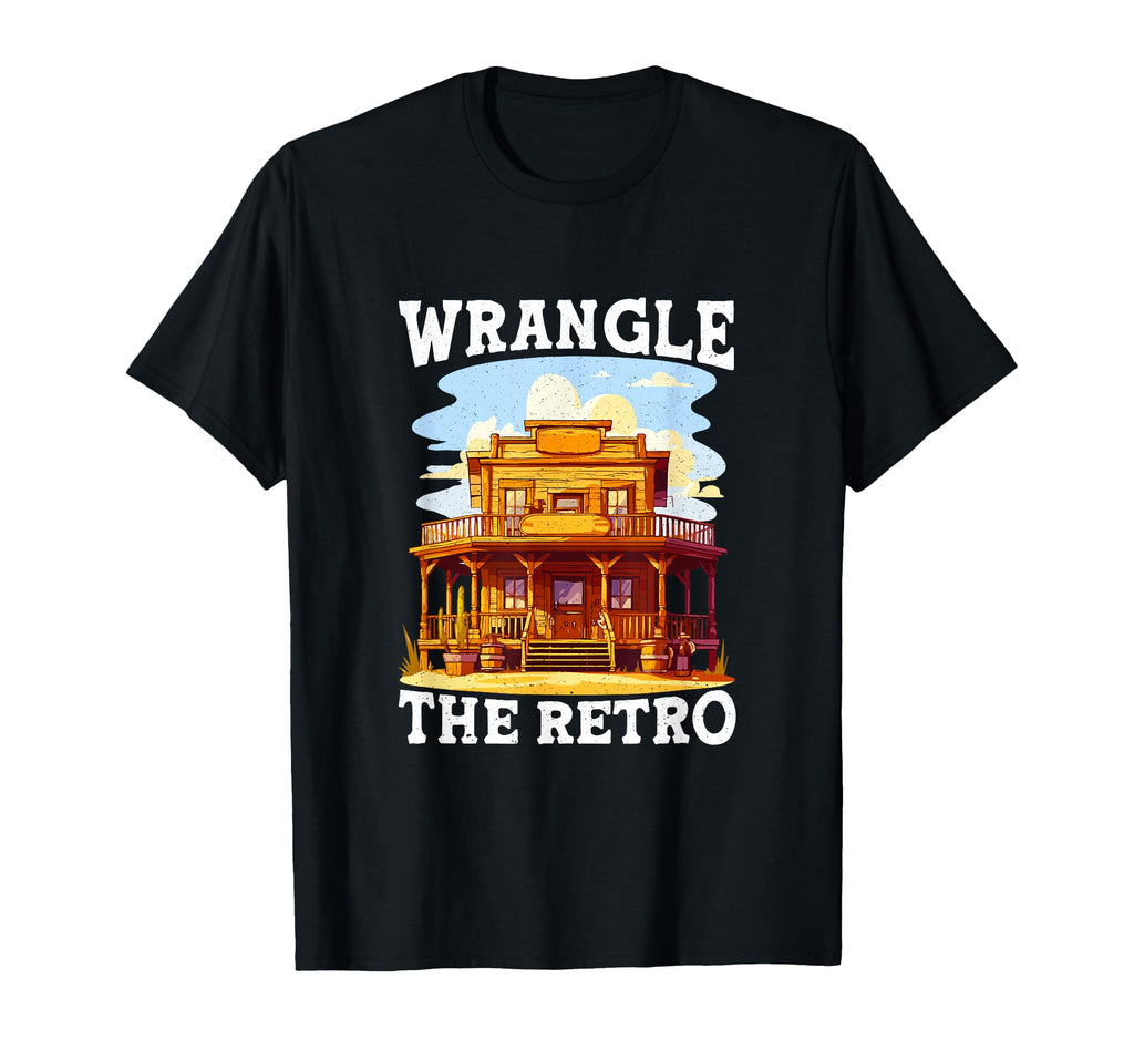 Wrangle Funny Cowboy Western Lover T-Shirt - Unique Graphic for Adults - T-Shirt, Sweatshirt, Hoodie