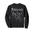 Addicted To Ink Tattoo Artist Sweatshirt - Custom Art Print Men Women - T-Shirt, Sweatshirt, Hoodie