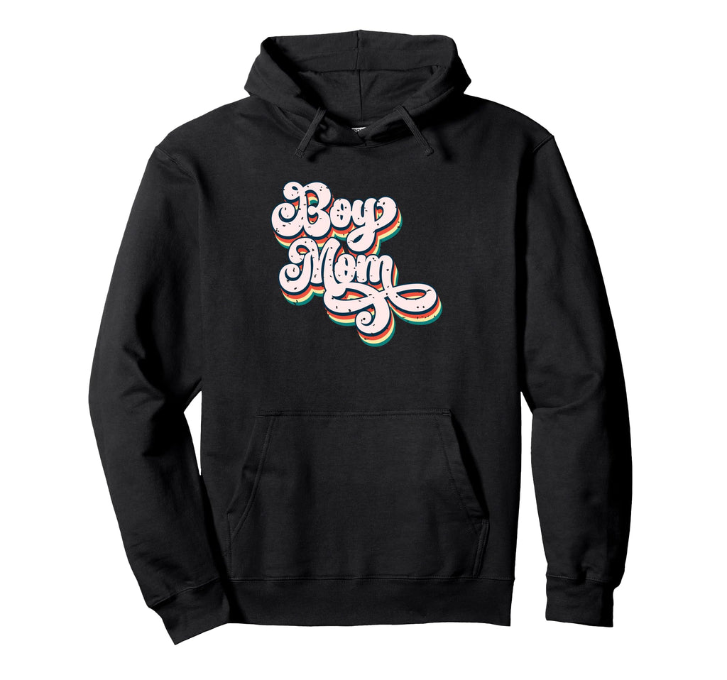 Mom Family Love Typography Hoodie - Minimalist Print Men Women - T-Shirt, Sweatshirt, Hoodie