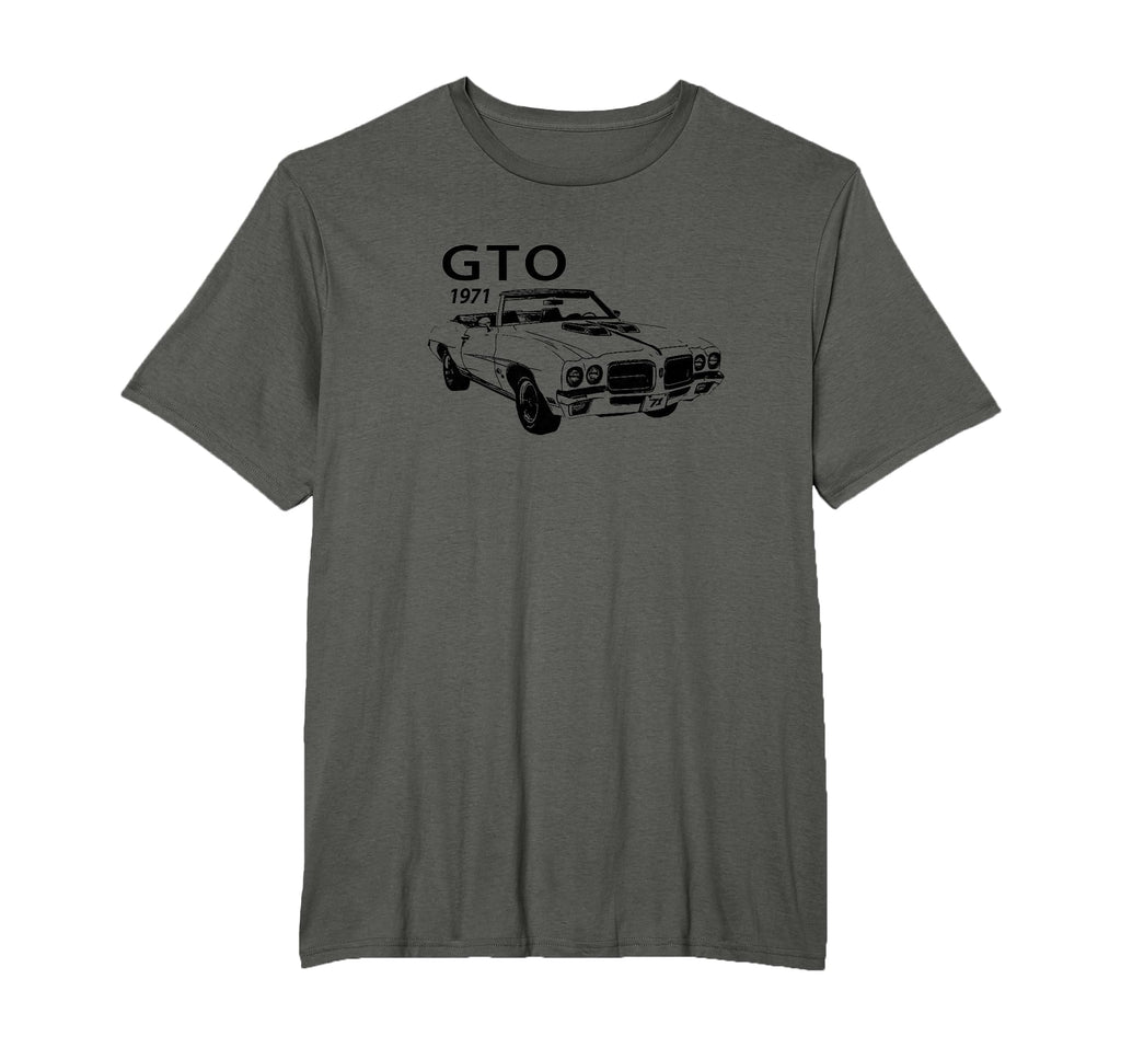 1971 Gto Convertible American T-Shirt - Casual Everyday Wear for Adults - T-Shirt, Sweatshirt, Hoodie