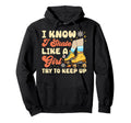 Roller Skating Skate 1970S I Know I Skate Hoodie - Aesthetic Graphic Unisex - T-Shirt, Sweatshirt, Hoodie
