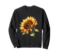 Aesthetic Watercolor Sunflower Elegance Sweatshirt - Trendy Graphic Unisex - T-Shirt, Sweatshirt, Hoodie