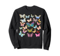 Aesthetic Butterfly Lover Collage Sweatshirt - Aesthetic Graphic Men Women - T-Shirt, Sweatshirt, Hoodie