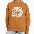 Lookin' California, Feelin' Minnesota (White) - Adult & Kids T-Shirts, Sweatshirts & Hoodies apparel design preview 1