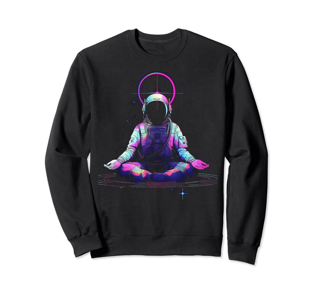Synthwave Astronaut Cyberpunk 80S Sweatshirt - Novelty Apparel for Adults - T-Shirt, Sweatshirt, Hoodie
