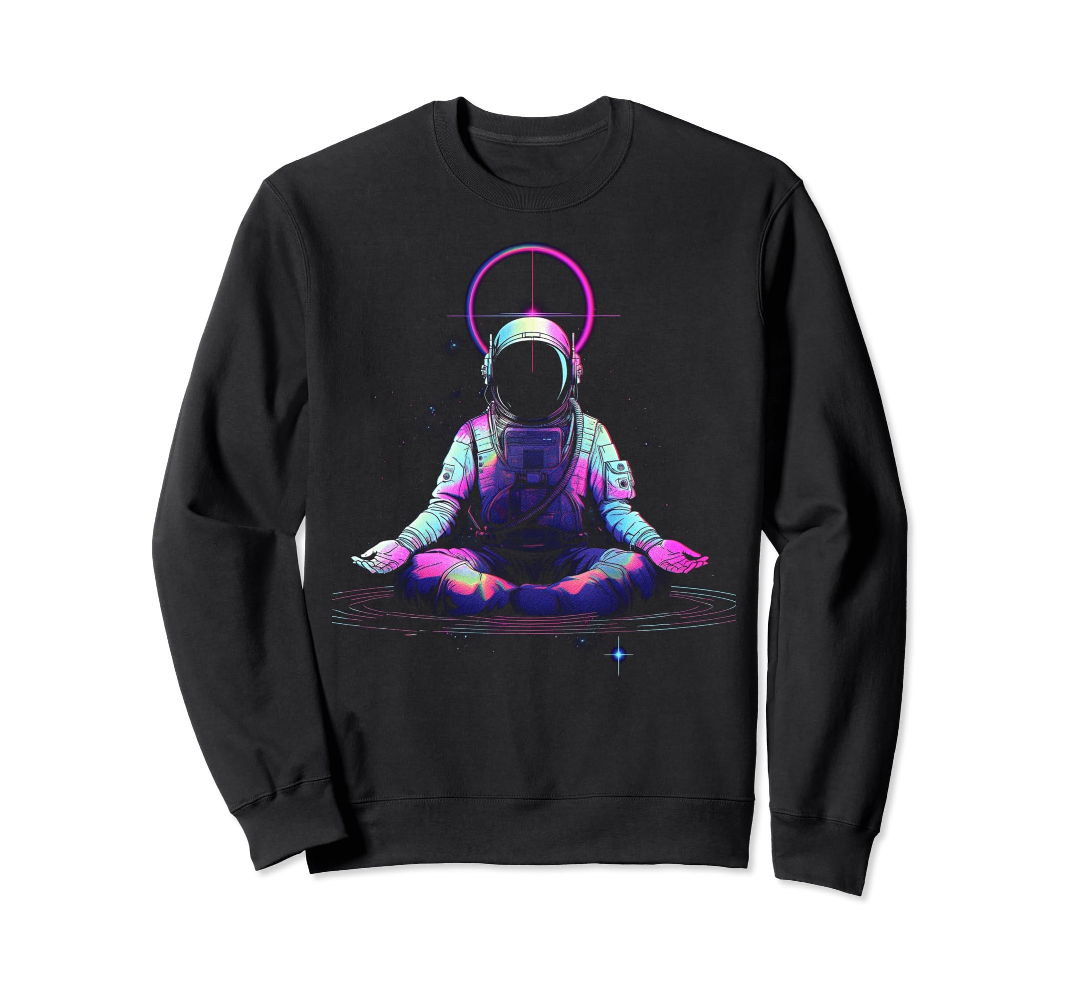 Synthwave Astronaut Cyberpunk 80S Sweatshirt - Novelty Apparel for Adults - T-Shirt, Sweatshirt, Hoodie