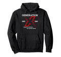 Generation X 1965 1980 Raised Wolves Hoodie - Novelty Apparel Men Women - T-Shirt, Sweatshirt, Hoodie
