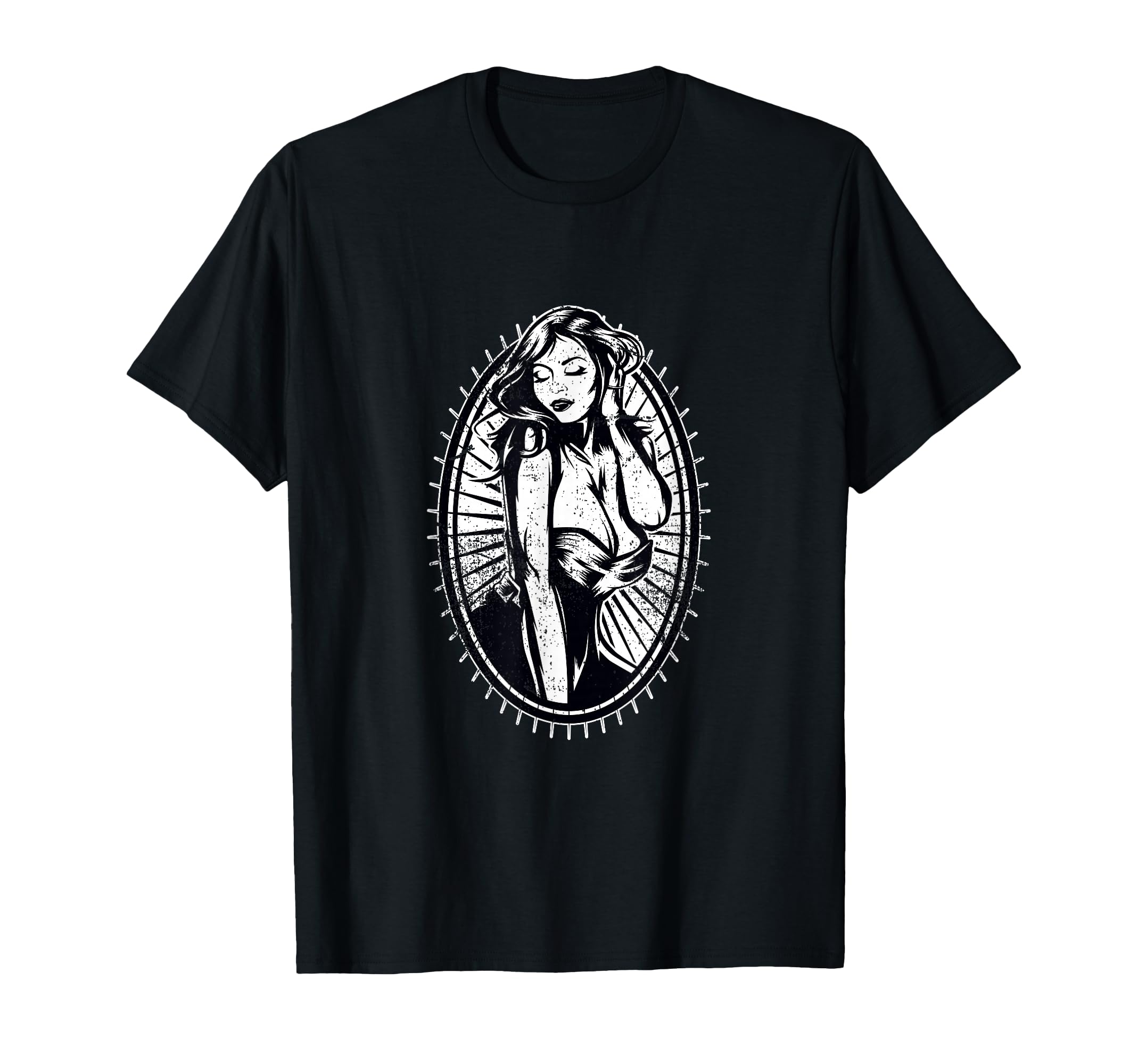 Pin Up Tattoo Art T-Shirt - Custom Art Print Men Women - T-Shirt, Sweatshirt, Hoodie