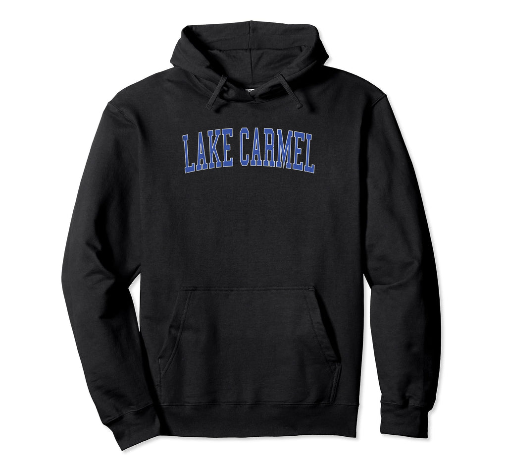 Lake Carmel Ny Distressed Blue Varsity Hoodie - Custom Art Print for Adults - T-Shirt, Sweatshirt, Hoodie
