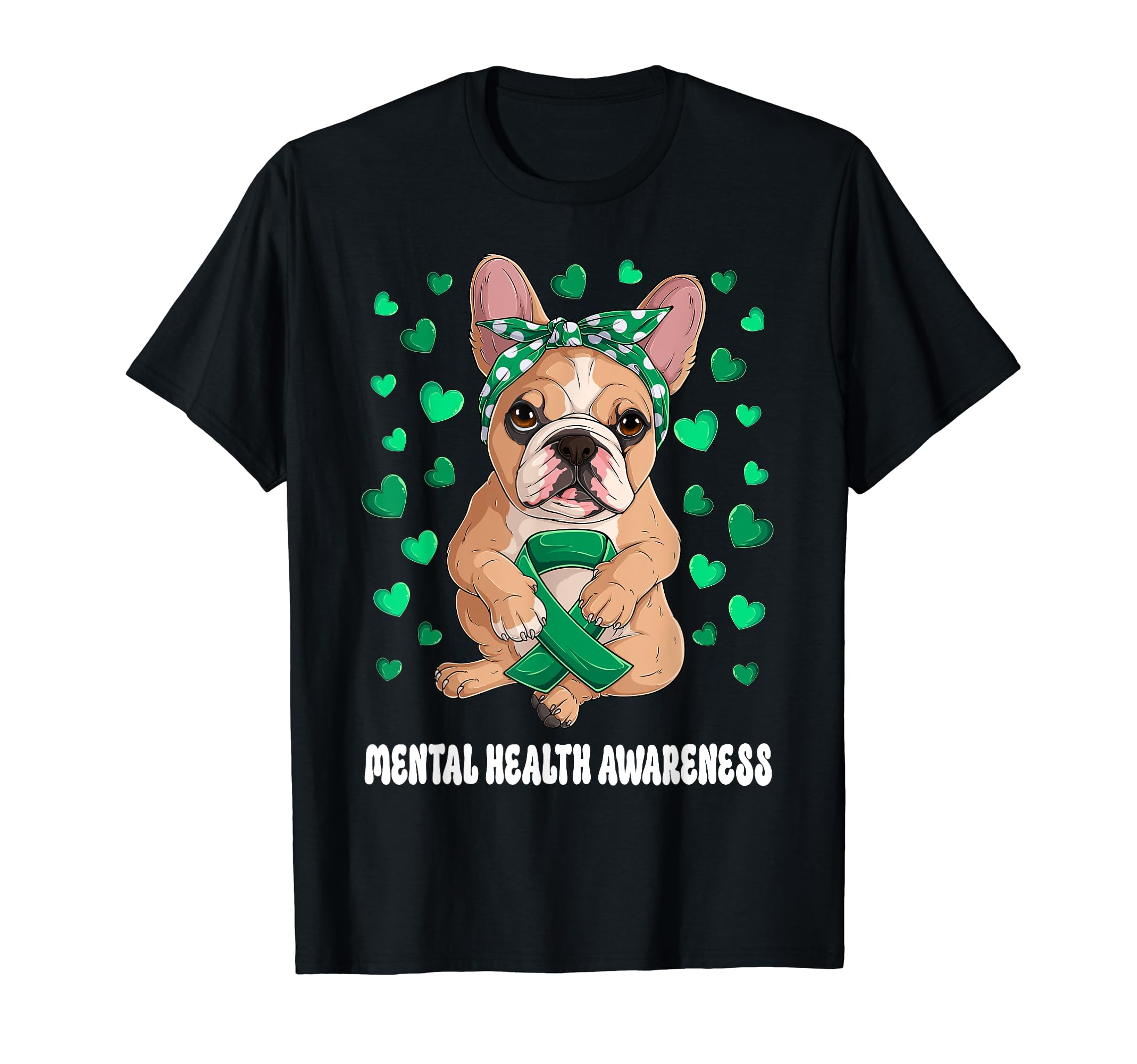 Green Ribbon Survivor Warrior Mental T-Shirt - Aesthetic Graphic Unisex - T-Shirt, Sweatshirt, Hoodie
