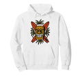 Tiki Mask Surfboards Traditional Hoodie - Fun Novelty Design Men Women - T-Shirt, Sweatshirt, Hoodie