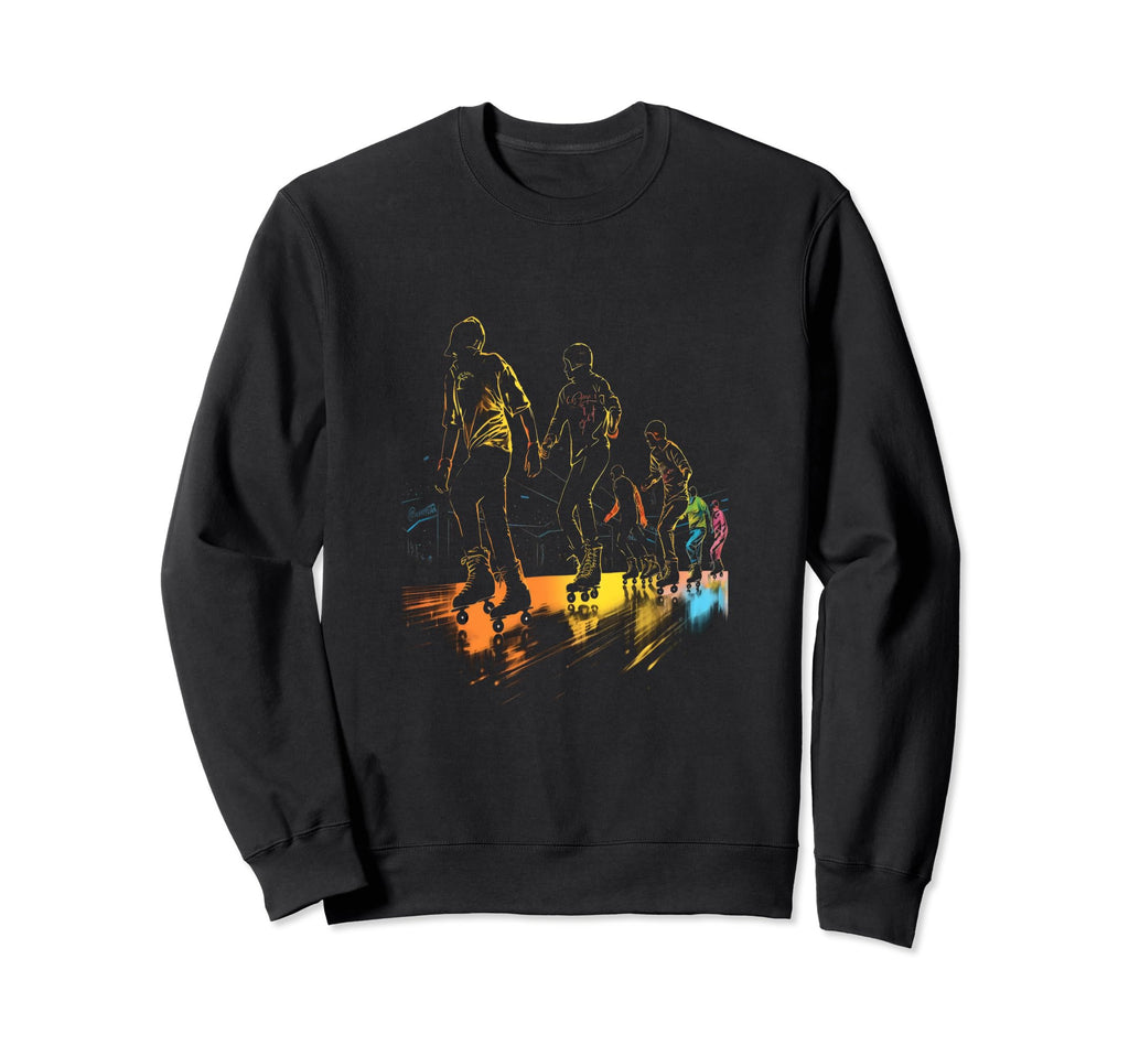 Roller Skating Rink Roller Sweatshirt - Casual Everyday Wear Men Women - T-Shirt, Sweatshirt, Hoodie