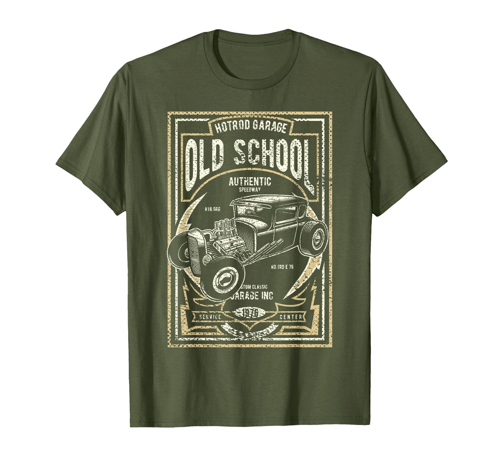 Old School Hot Rod Car T-Shirt - Streetwear Style for Adults - T-Shirt, Sweatshirt, Hoodie
