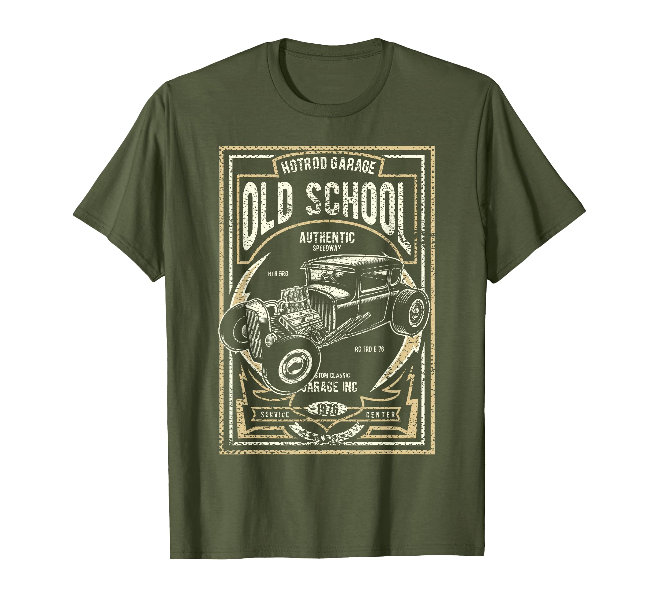 Old School Hot Rod Car T-Shirt - Streetwear Style for Adults - T-Shirt, Sweatshirt, Hoodie