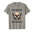 Antisocial Butterfly Gift Hoodie - Aesthetic Graphic Unisex - T-Shirt, Sweatshirt, Hoodie