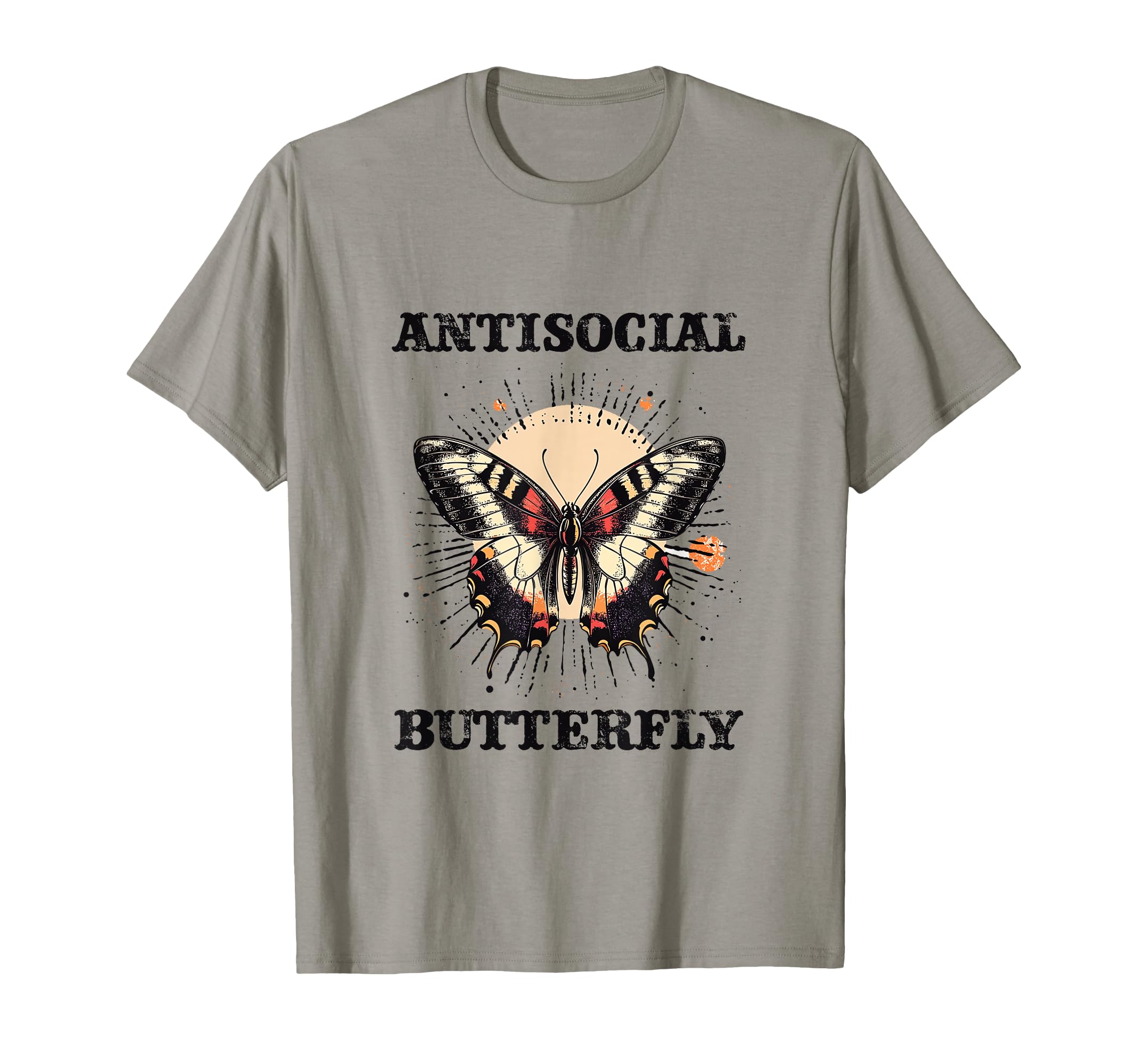 Antisocial Butterfly Gift Hoodie - Aesthetic Graphic Unisex - T-Shirt, Sweatshirt, Hoodie