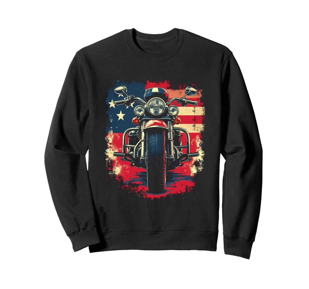 Motorcycle Sweatshirt - Minimalist Print Men Women - T-Shirt, Sweatshirt, Hoodie