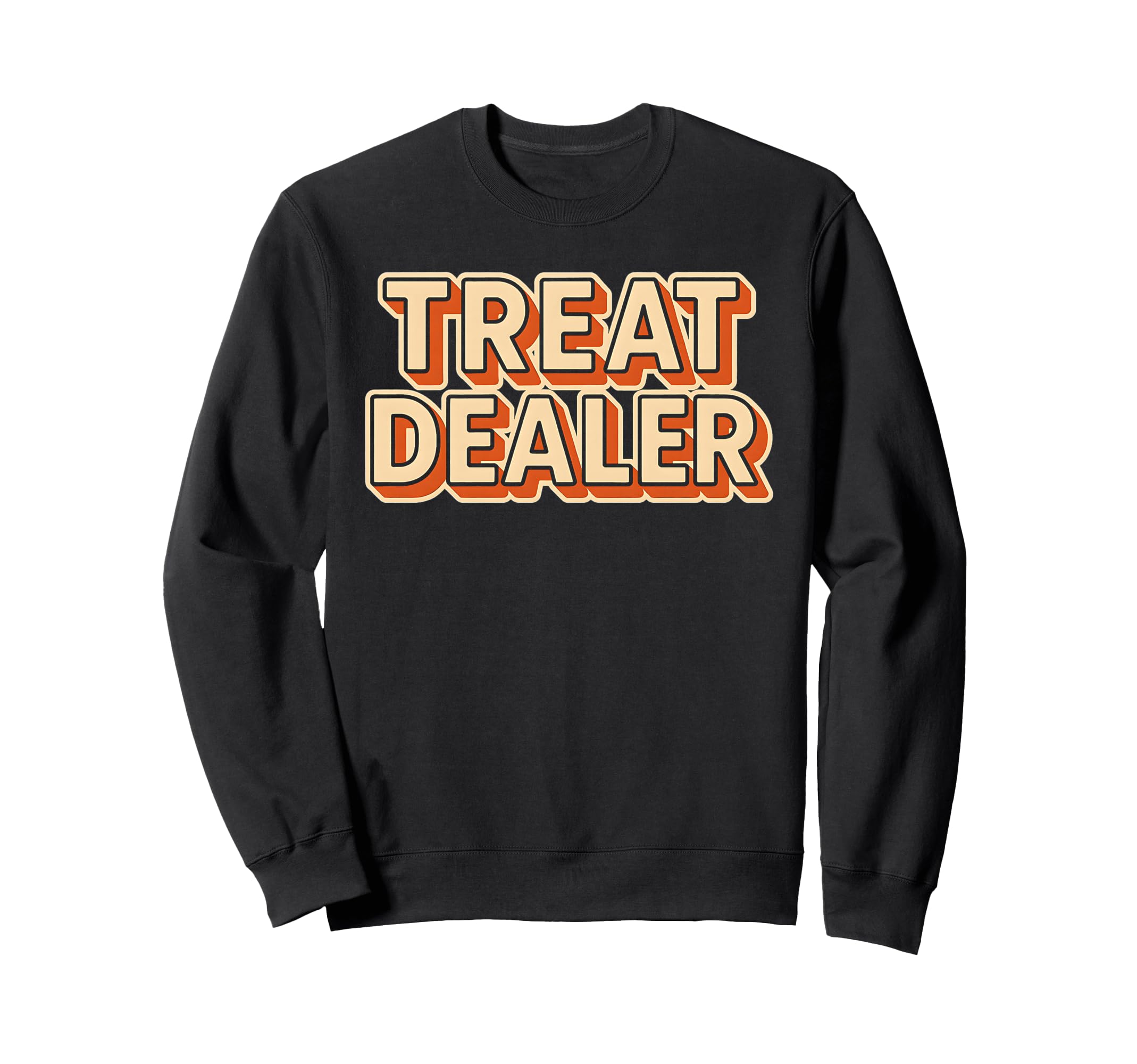 Treat Dealer 3D Typography Paw Sweatshirt - Streetwear Style for Adults - T-Shirt, Sweatshirt, Hoodie