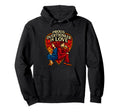 Proud Overthinker Love Stained Heart Hoodie - Trendy Graphic Men Women - T-Shirt, Sweatshirt, Hoodie