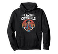 I Love Cowgirls Sunset Western Vibe Hoodie - Casual Everyday Wear Unisex - T-Shirt, Sweatshirt, Hoodie