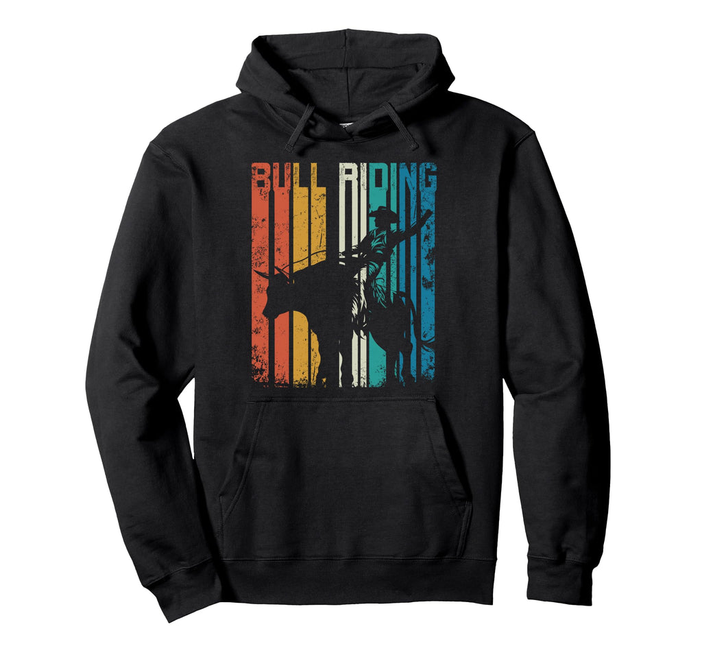 Rodeo Bull Riding Cowboy Western Hoodie - Streetwear Style Unisex - T-Shirt, Sweatshirt, Hoodie
