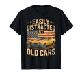 Easily Distracted Old Cars Muscle T-Shirt - Aesthetic Graphic Men Women - T-Shirt, Sweatshirt, Hoodie