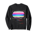 80S 90S Vaporwave Synthwave Tv Glitch Sweatshirt - Minimalist Print Unisex - T-Shirt, Sweatshirt, Hoodie