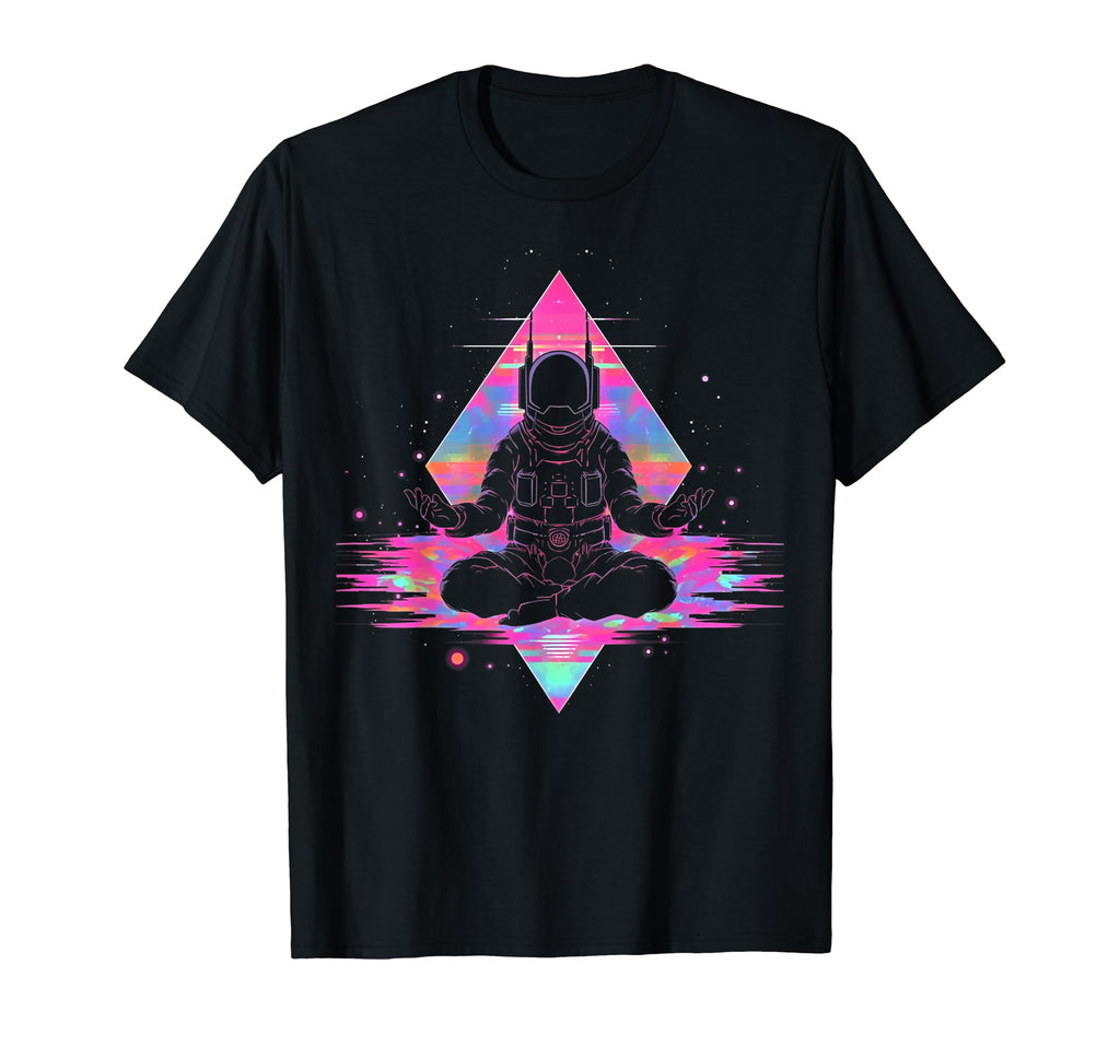 Synthwave Astronaut Cyberpunk 80S Sci Fi T-Shirt - Minimalist Print Unisex - T-Shirt, Sweatshirt, Hoodie