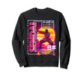 Sendai City 80S Synthwave Shaolin Sweatshirt - Trendy Graphic for Adults - T-Shirt, Sweatshirt, Hoodie